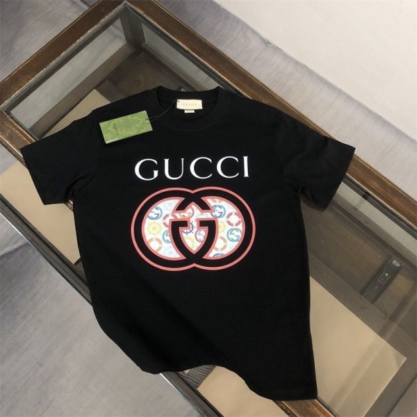 GG ブランドtシャツカットソー コピー ブランド gg 半袖tシャツブランドtシャツオーバーサイズTシャツカットソーペアカップル S - 4XL