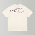 GG ブランドtシャツカットソー コピーハイブランド半袖tシャツ男女兼用20代 30代40代tシャツ 激安パロディtシャツ ユニセック ブランドM - 4XL
