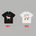 GG ブランドtシャツカットソー コピーブランドtシャツ M - 3XL 上着カジュアル韓国 パチモン tシャツ大人の上質Tシャツ