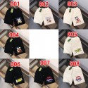 ハイブランドショートパンツ メンズ 大きいサイズ 薄手 GG サマーニット ストレッチ ウエストゴム ハーフパンツ 気心地よい M - 5XL