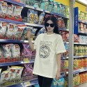 GG ブランドtシャツ高品質韓国 パチモン tシャツTシャツカットソーペアカップルtシャツ ユニセック ブランドS - 3XL