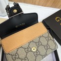 ハイブランドGG 財布 レディース 3つ折り PU革ウォレット ミニり財布 箱型の小銭入れ 左利き 右利き コンパクト財布 大容量 小さい財布 父の日 イエロー