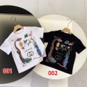 ハイブランドgg キッズ夏tシャツ偽物 ブランドGG 子供tシャツ 綿Tシャツ 型崩れしにくくよれにくい 90 - 160cm ブランド半袖tシャツブランドtシャツ高品質