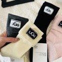 アグ UGG レディース向け 靴下 かわいいブランド 秋冬ソックス 大人気ブランドミドルソックス 高品質ブランドソックス 男女兼用 ファッション 厚手 4足セット
