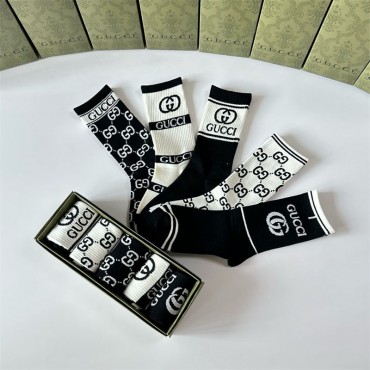 Ggハイブランド ソックス 綿製コットン...