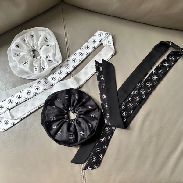 超目玉ハイブランドシャネルヘアアクセサリー髪飾りChanelボリュームシュシュ シルクスカーフ シュシュ リボン ヘアゴム 大人 おしゃれ 髪ゴム リボン ヘアアクセ レディース 髪飾り 