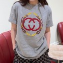Ggブランド黒白tシャツカットソー コピーブランドGG半袖tシャツブランドペア揃いtシャツ高品質20代 30代40代tシャツ 激安パロディ XS- 5XL