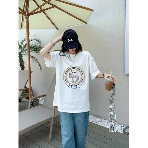 ハイブランドGG ブランドtシャツカットソー コピーハイブランドtシャツ偽物レディースメンズブランドtシャツオーバーサイズ夏tシャツブランドかわいいXS¬5XL