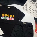 ハイブランド GG 子供服 男の子 セットアップ 夏 gg半袖 Tシャツ ハーフパンツ 上下セット 子供 夏服 ジャージ セットアップ 子供 男の子 カジュアル 韓国 キッズ 男の子 夏服 男の子 半袖 スウェット セットアップ キッズ 出産祝い 90-160cm