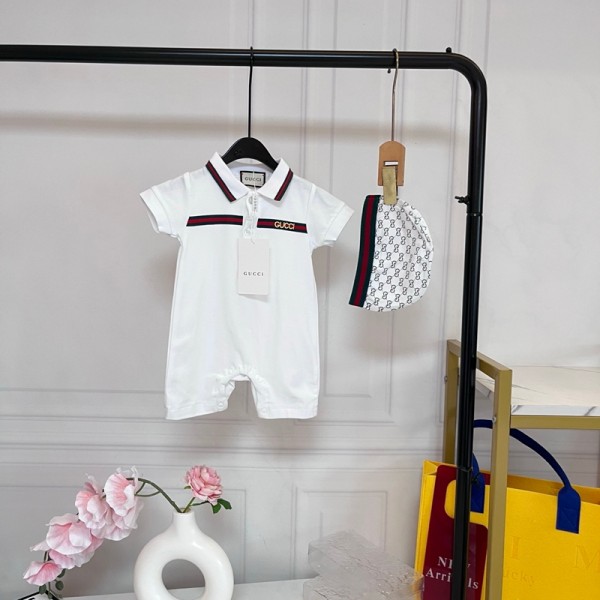 ブランドGGベビー服 ロンパース 半袖 gg 赤ちゃん服 前開き コットン100% 通気性 ボディースーツ 夏用 | カバーオール 涼しい ベビー服 綿100% 新生児 薄手 59¬90cm 