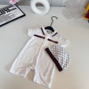 ブランドGGベビー服 ロンパース 半袖 gg 赤ちゃん服 前開き コットン100% 通気性 ボディースーツ 夏用 | カバーオール 涼しい ベビー服 綿100% 新生児 薄手 59¬90cm 