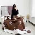 Hermes エルメス 激安 ブランドパロディ ひざ掛け ブランケット毛布 3WAY 洗える ふわふわ 暖かい 掛けブランケット 柔らかい 高品質 ソファーカバー 