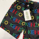 KENZO 子供の水着 キッズ 海水パンツ ケンゾー短パン 男の子 サーフパンツ 速乾 UVカット 100 - 150cm 水陸両用 水遊び 夏祭り