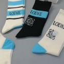 LOEWE ロエベレディース向け 靴下 かわいいコットン 靴下 メンズ 通気性浅口ソックス 女の子好き 韓国上質な コットン ソックス くつした