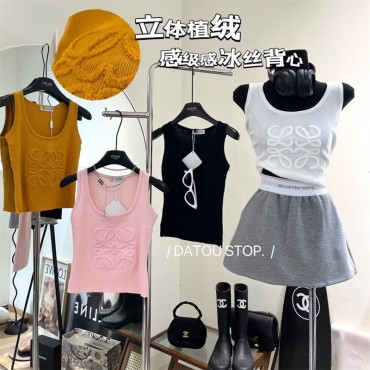 ロエベリブタンクトップ レディース ブラ...