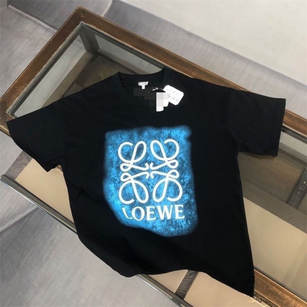 LOEWE ロエベ ブランドtシャツカットソー コピーtシャツハイブランド夏tシャツ 偽物 S - 2XL レディースメンズ夏tシャツブランドかわいい