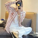 ロエベレディース シャツ レディース ストライプ柄 Loewe 長袖シャツ カジュアル 流行り 女性 おしゃれ カジュアル ブラウス トップス 上着S- 2xl 