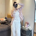 ロエベレディース シャツ レディース ストライプ柄 Loewe 長袖シャツ カジュアル 流行り 女性 おしゃれ カジュアル ブラウス トップス 上着S- 2xl 