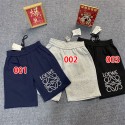 LOEWE レディース ショートパンツ 綿 ロゴ スポーツ ロエベ 短パン 夏 ポケット付き カジュアルウエア 柔らかい 通気性 伸縮性 吸汗 ヨガ ランニング M - 5XL