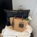 ロエベトートバッグ レディース LOEWE 肩掛けカバン とーとバッグ 編みバッグ 通学 通勤 軽量 夏向け ショルダーバッグ おしゃれ 可愛い 大容量 シンプル 裏地付き カジュアル 