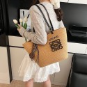 ロエベトートバッグ レディース LOEWE 肩掛けカバン とーとバッグ 編みバッグ 通学 通勤 軽量 夏向け ショルダーバッグ おしゃれ 可愛い 大容量 シンプル 裏地付き カジュアル 