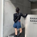 Loewe レディース デニムパンツ ファッションロエベ  S - 2XL ショートパンツ 短パン 夏 ハイウエスト ジーンズ ハーフパンツ フロント刺繍