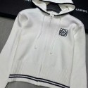ロエベ ニットブルゾン レディース LOEWE カーディガン 羽織り アウター パーカー リブ フルジップアップ シンプル おしゃれ 長袖 カジュアル リラックス 春 秋 冬 S - L 