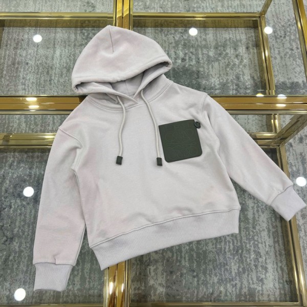 ブランドロエベフード付きトレーナー キッズ服 ミッキー＆LOEWE 子供パーカー ジップ キッズ フード付き スウェット 男の子 女の子 子供 動きやすい100-165cm 