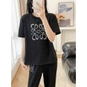 ハイブランドLOEWE ロエベブランド半袖tシャツ ロングパンツ 上下セット ハイブランド夏tシャツ 偽物 レディースメンズハイブランド 半袖tシャツ 男女兼用 韓国  SML 