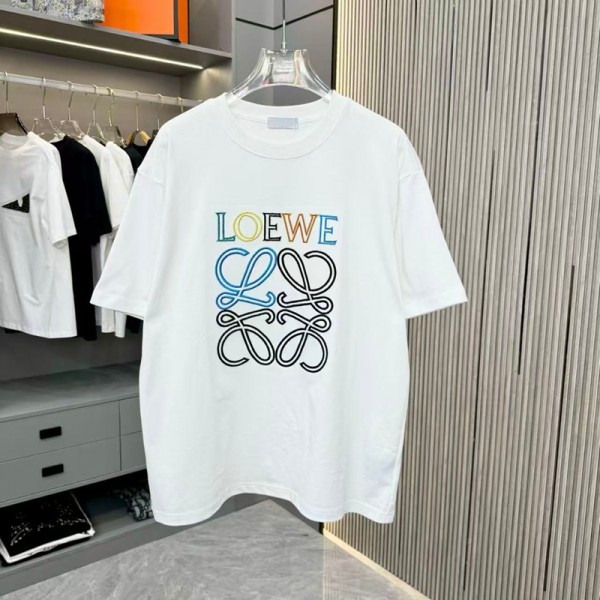 LOEWE ロエベtシャツハイブランド夏ハイブランド半袖tシャツ男女兼用ブランドtシャツ高品質20代 30代40代tシャツ 激安パロディ XS¬5XL 
