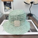 ブランドLoewe サンハット ロエベバケット帽子 レディース 麦わら帽子 ハット ストローハット レディース 日焼け uvカット 日除け帽子 小顔効果 つば広 春夏 大きいサイズ 57cm 