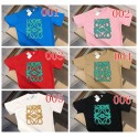 LOEWE ロエベハイブランドペアルックtシャツ偽物レディースメンズ夏tシャツブランドかわいいハイブランド半袖tシャツ男女兼用tシャツ ユニセック ブランドS-5XL