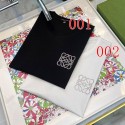 LOEWE ロエベ夏tシャツブランドかわいい ハイブランド半袖tシャツ 男女兼用 韓国 tシャツ 黒白tシャツ ユニセック ブランドM-4XL
