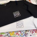 LOEWE ロエベ夏tシャツブランドかわいい ハイブランド半袖tシャツ 男女兼用 韓国 tシャツ 黒白tシャツ ユニセック ブランドM-4XL