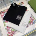 LOEWE ロエベ夏tシャツブランドかわいい ハイブランド半袖tシャツ 男女兼用 韓国 tシャツ 黒白tシャツ ユニセック ブランドM-4XL