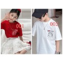 LOEWE ロエベブランド親子tシャツ オーバーサイズ 韓国 キッズtシャツ20代 30代40代 レディースtシャツ 激安パロディ 大人の上質Tシャツ 90-150 S-XXL