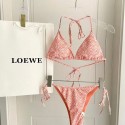 ハイブランドロエベ夏のビーチ用 トライアングルビキニ LOEWE水着 ホルターネック 2点セット 大人 夏 セパレート 韓国風 S-XL 海水浴 ビーチ 大人 おしゃれ 三角ビキニ オトナ女子 バスト