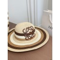 ブランド ロエベレディース サマービーチバッグ Loewe 夏用ストローハット 麦わら帽子 編みトートバッグ 日焼け止めハット 手作り編みショルダーバッグ ビーチ 旅行 日常使い用