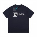 LV ルイヴィトン ｔシャツ 丸首 白黒 カジュアル tシャツ メンズ 上着 シュプリーム 半袖Ｔシャツ レディース 流行り トップス スポーツ カジュアル おしゃれ 人気コットン 肌触りよい 大きいサイズ ゆったり