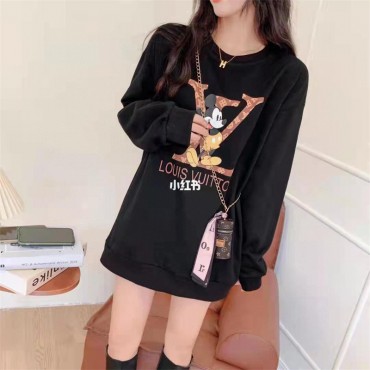 LV ルイヴィトン パーカー 丸首 秋冬...