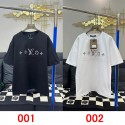Lv ルイヴィトンブランド半袖tシャツブランドtシャツオーバーサイズTシャツカットソーペアカップルtシャツ ユニセック ブランド