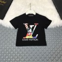 LV ルイヴィトン ディズニー 子供服 ２点セット tシャツ ハーフパンツ 上下セット キッズ服 ショーツ ブランド  ゆったり 人気 メンズ レディーズ 春夏