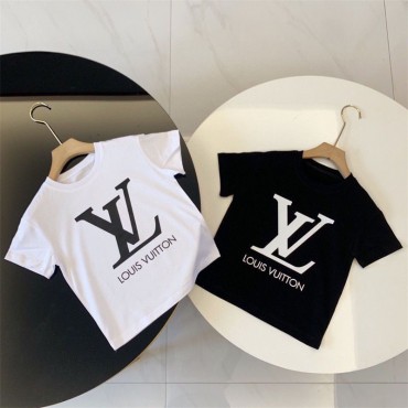 LV ルイヴィトン 子供服 tシャツ ブ...
