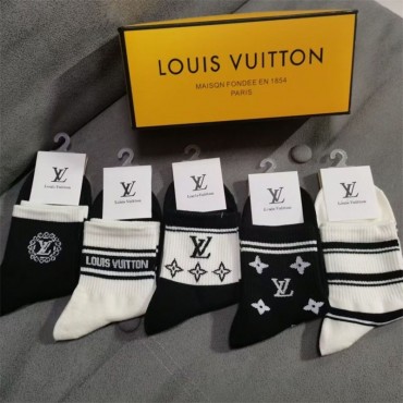 Lv ルイヴィトンハイブランド ソックス...