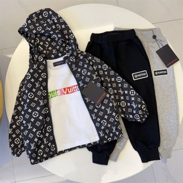 ブランド lv 子供 ジャージ 上下セッ...