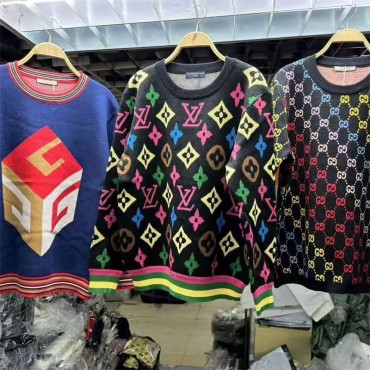 Lv ルイヴィトンハイブランド ニット ...