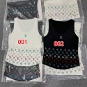 ルイヴィトンサマーニット レディース ブランド lv トップス セーター ニットソー ノースリーブ ハイネック 薄手 モノグラム 春 夏 秋 S - L