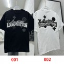 Lv ルイヴィトン夏tシャツブランドかわいいハイブランド半袖tシャツ男女兼用ブランドtシャツ高品質20代 30代40代tシャツ 激安パロディM - 4XL