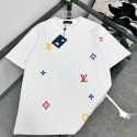 Lv ルイヴィトンtシャツハイブランド夏ブランドtシャツ上着カジュアルブランドtシャツ高品質大人の上質Tシャツ M - 4XL