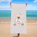 ふわふわでやわらかい肌触りのメンズディオールスポーツタオル Chanel 運動タオル ヴィトンフェイスタオル ブランド 人気、軽量で、速乾性に優れているビーチバスタオル 激安人気 ビーチタオル軽量